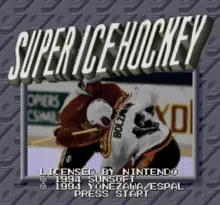 Image n° 1 - screenshots  : Super Ice Hockey